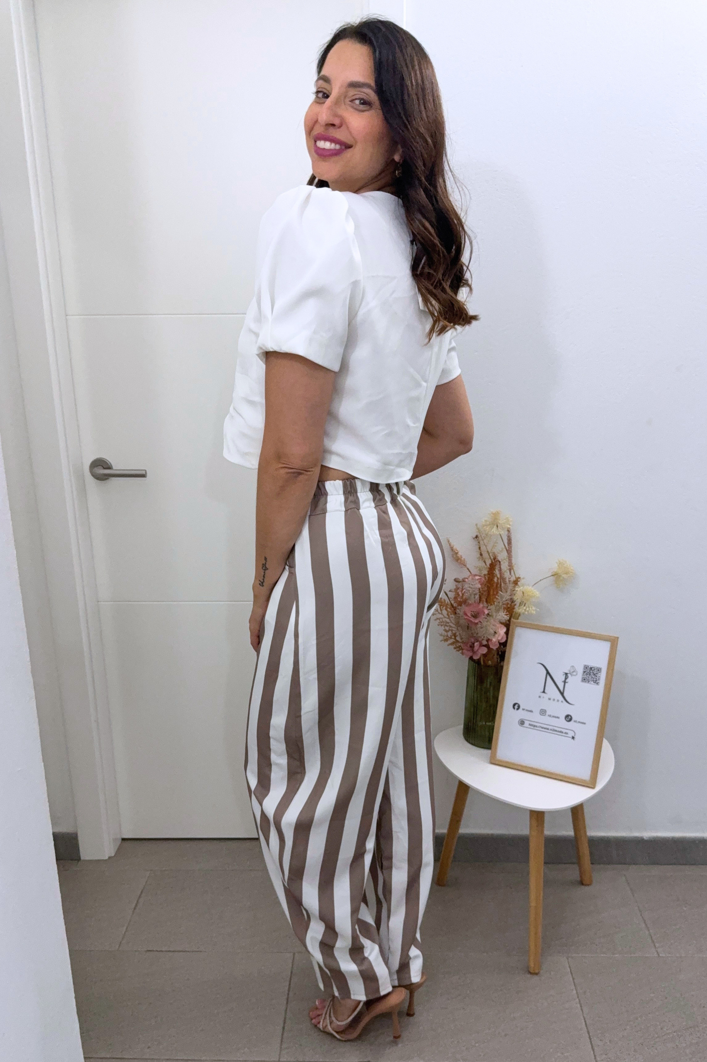PANTALÓN BALLOON RAYAS