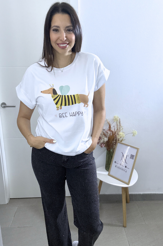 CAMISETA BEE HAPPY