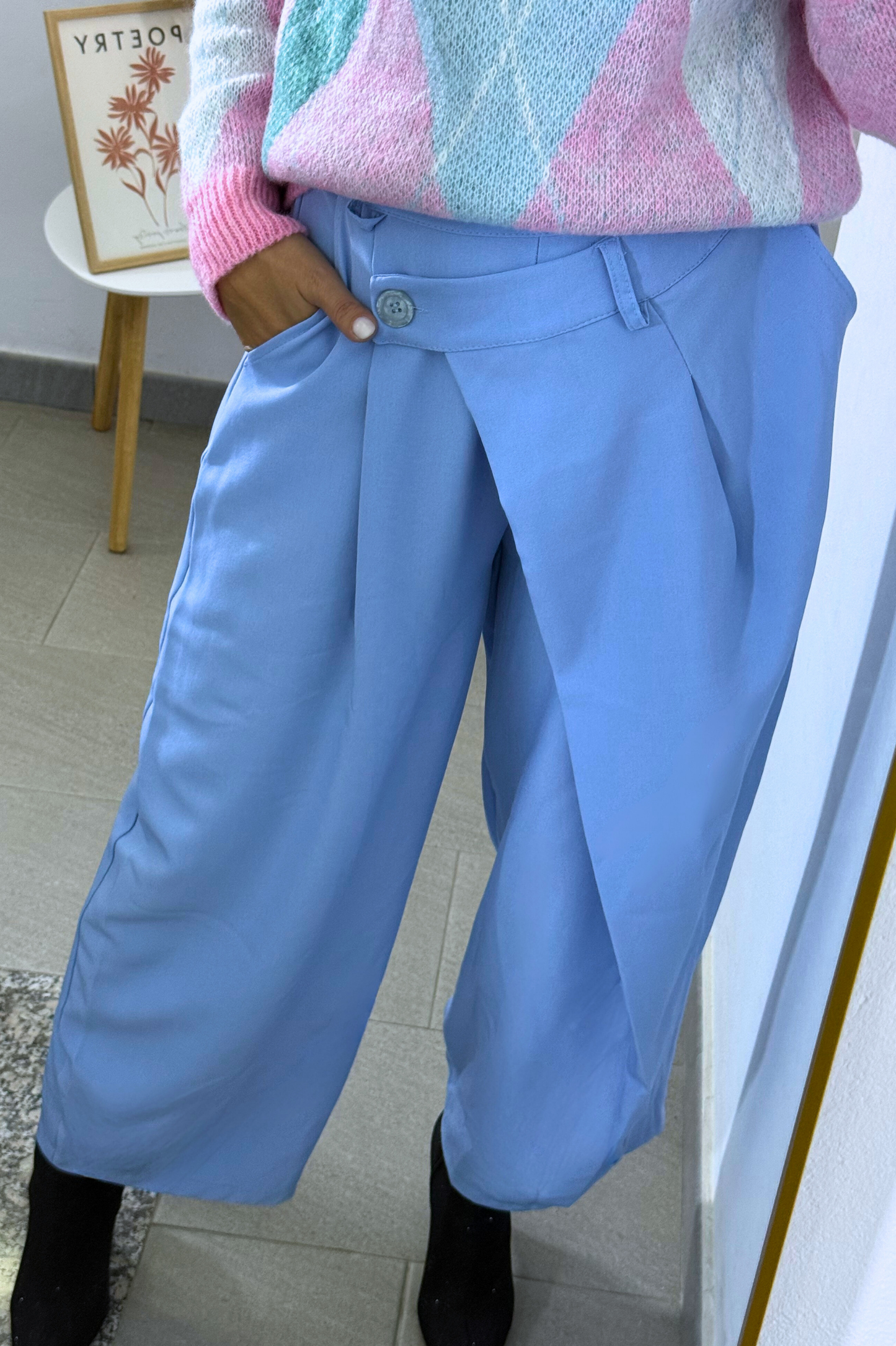 PANTALÓN SILVIA AZUL