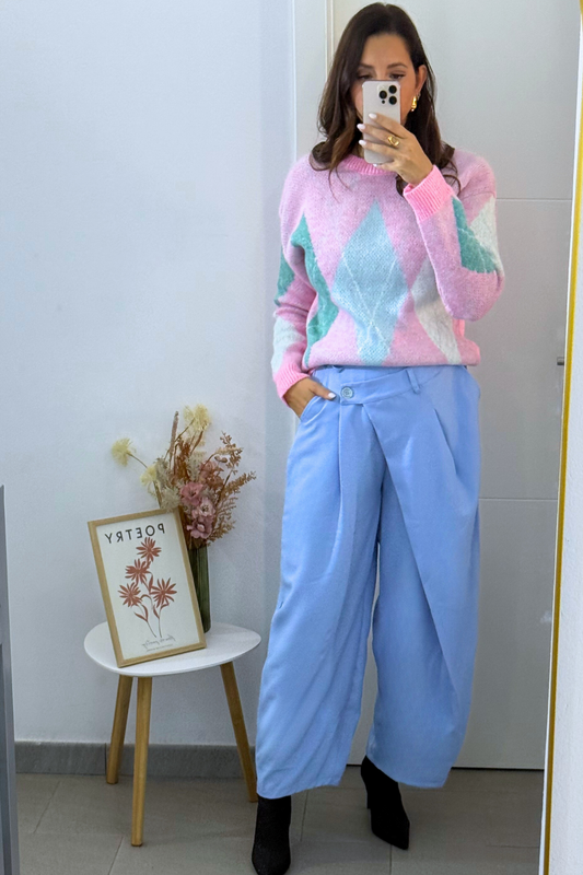 PANTALÓN SILVIA AZUL