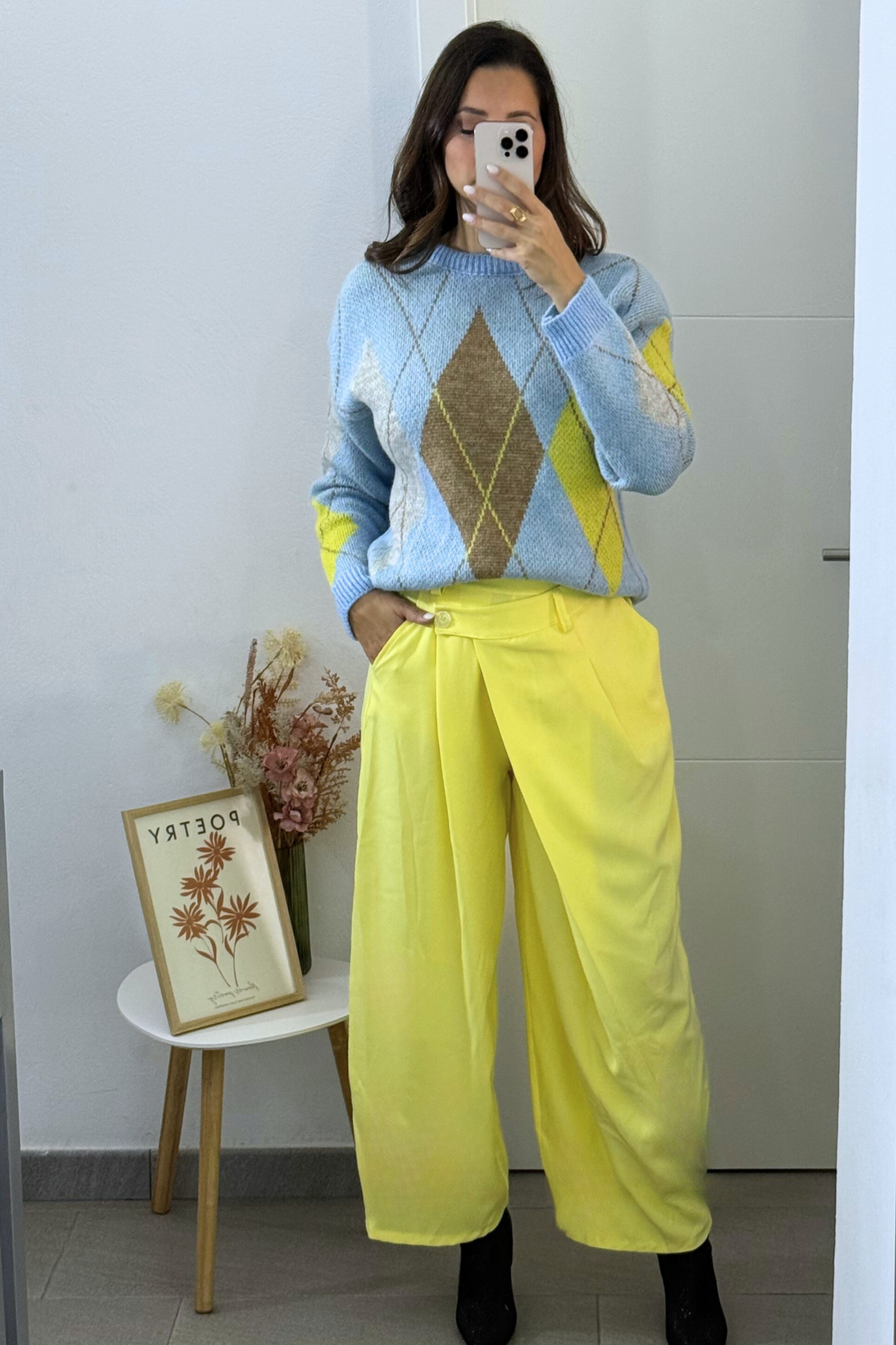 PANTALÓN SILVIA AMARILLO
