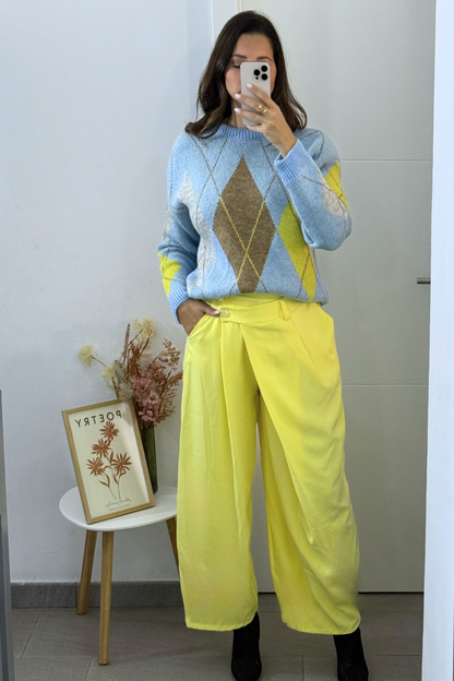 PANTALÓN SILVIA AMARILLO