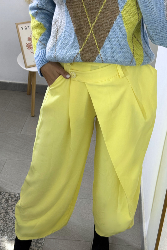 PANTALÓN SILVIA AMARILLO